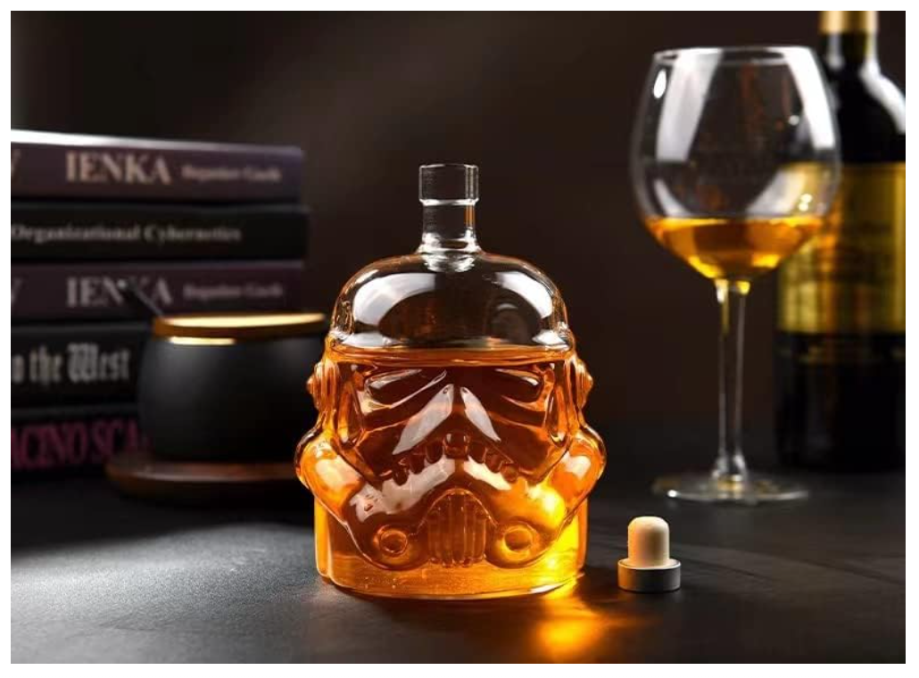 Juego Set Decantador De Whisky Star Wars